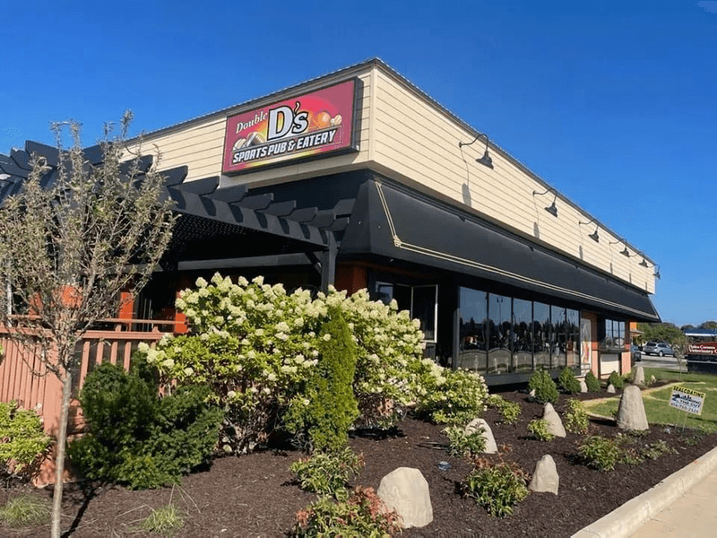 The exterior of Double D's Sports Pub and Eatery in Hales Corners